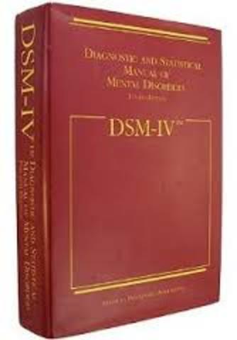 Diagnostic and Statistical Manual of Mental Disorders