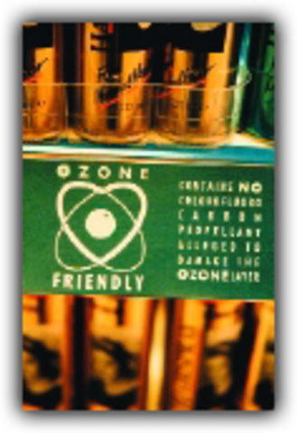 Scientists report the discovery of a "hole" in the Earth's ozone