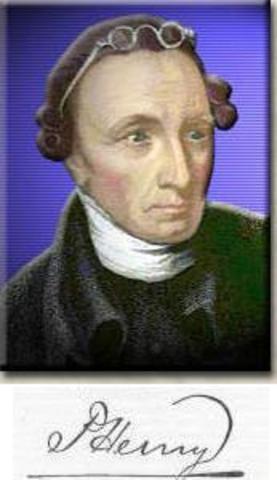 Patrick Henry 29 May 1765