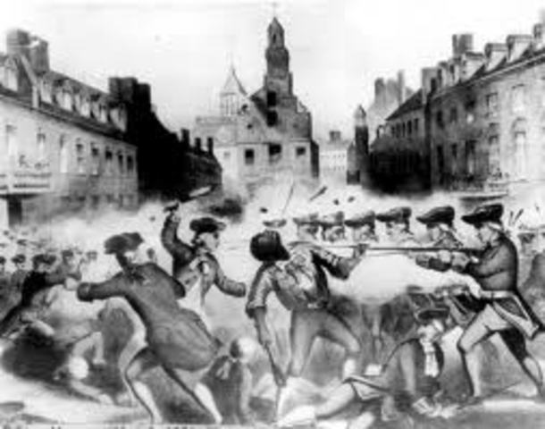 The Boston Massacre 5 Mar 1770