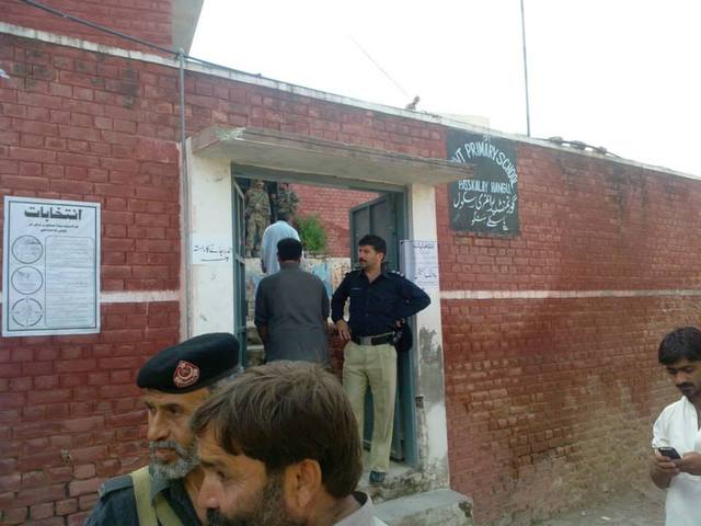 Pk-42: Blast outside polling station in Hangu