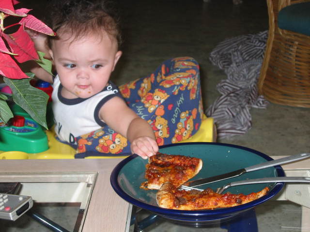 Phoebe enjoyes her babyhood