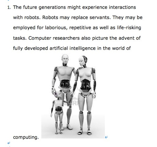 Robots may replave servants