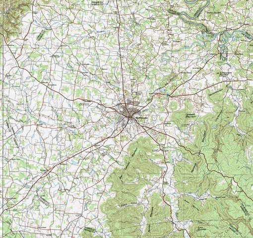 USGS created first map