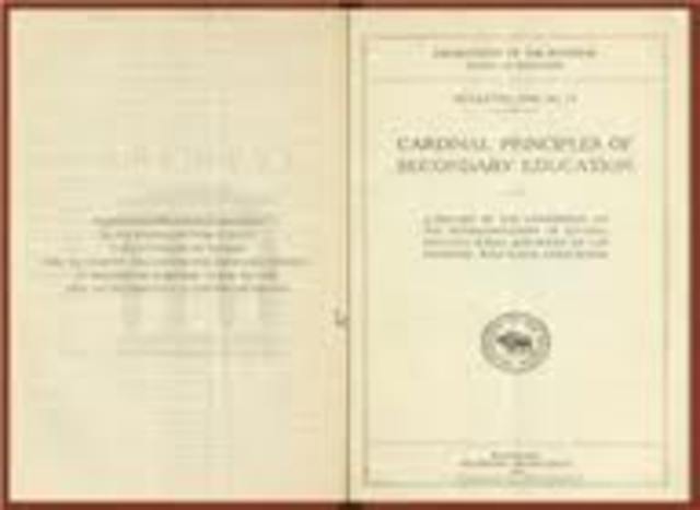 NEA's Cardinal Principles of Education