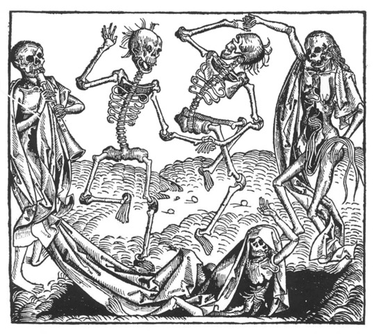 The black Plague ravages Europe