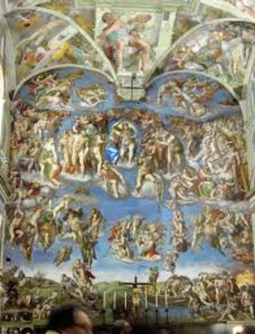 michelangelo painted the sistine chapel ceiling