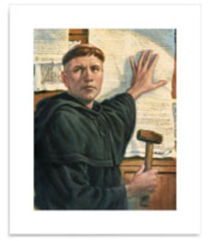 Martin Luther Posts 95 thesis