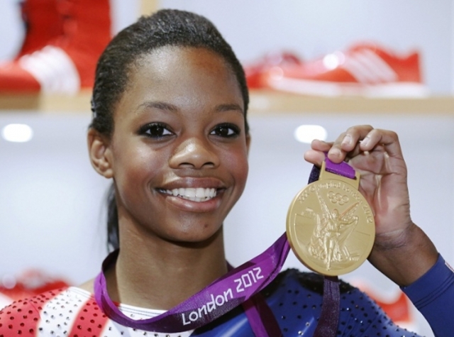 Gabby Douglas Wins Individual All Around Gold in Artistic Gymnstics.