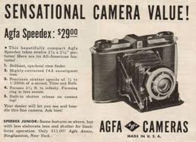 First Advertisment using a Cmaer