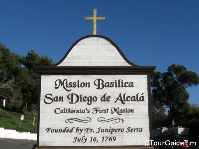 Serra founded first California mission at San Diego