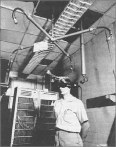 IVAN SUTHERLAND CREA EL PRIMER CASCO DE REALIDAD VIRTUAL