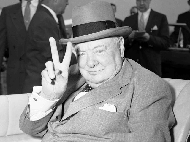 Churchill re-elected