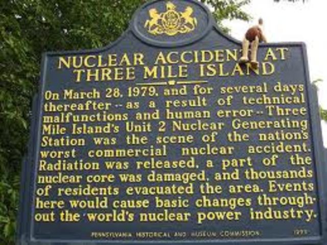 3 Mile Island Nuclear accident, Pennsylvania