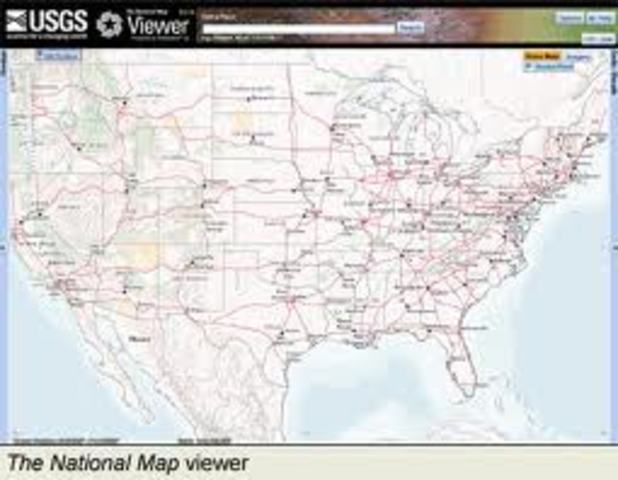 First map of the united states