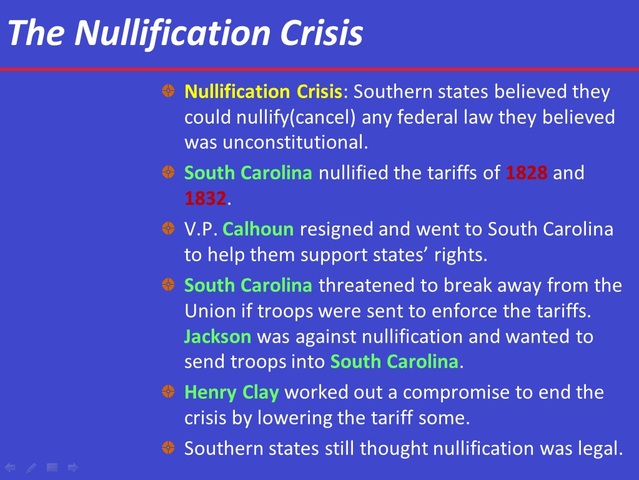 Nullification Crisis
