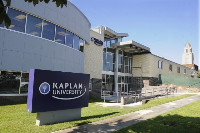 Go to Kaplan University for 4 years to become a