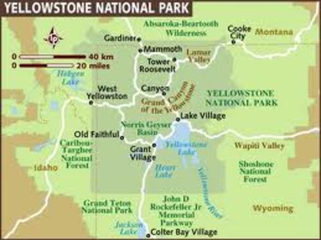Yellowstone National Park Founded