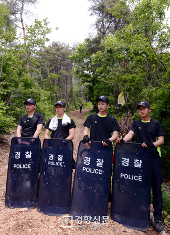 한전, 밀양시 4개 면 6개 지역 공사 재개 시도, 2개 지역 주민과 대치. 공권력 투입