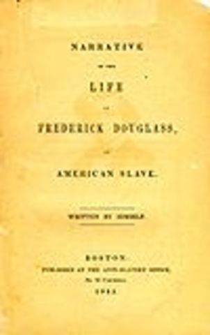 "Narrative of the Life of Frederick Douglass, An American Slave" by Frederick Douglass