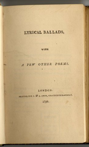 "Preface to the Lyrical Ballads" by William Wordsworth