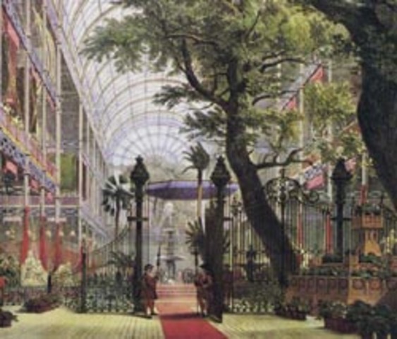 The Great Exhibition at the Crystal Palace in London.