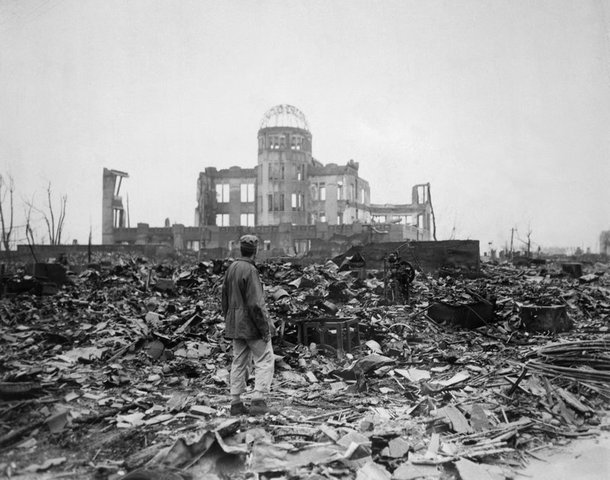 The dropping of the Atomic Bomb on Hiroshima