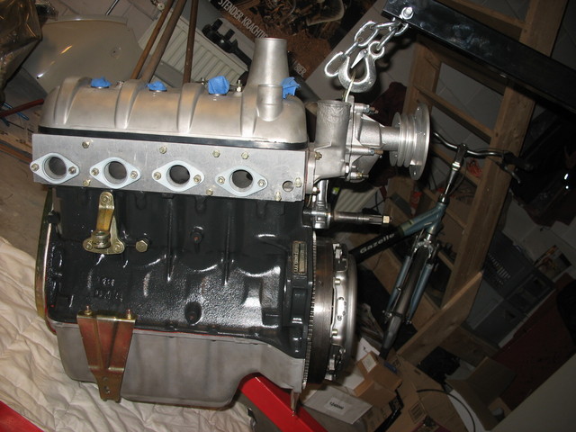 Motorblok gereviseerd