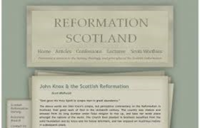 john knox brings the reformation to scotland