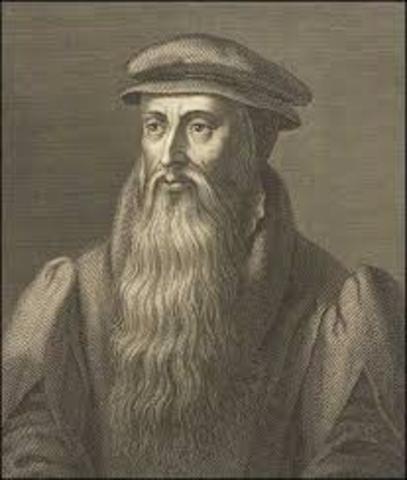 John Knox brings the reformation to Scotland