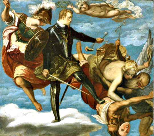 Erzherzog Ferdinand als gerechter Streiter von Giovanni Pietro de Pomis (1569-1633)