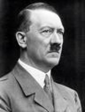 Hitler sworn in as Chancellor:  basic civil rights suspended "to protect the German people"