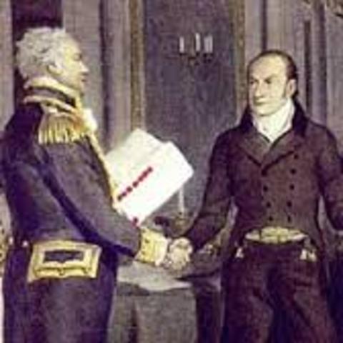 Peace Treaty with Great Britian