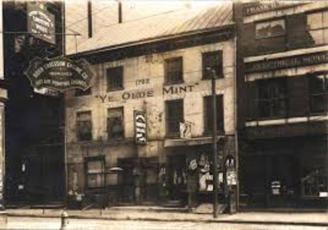 The U.S. Mint began operations.