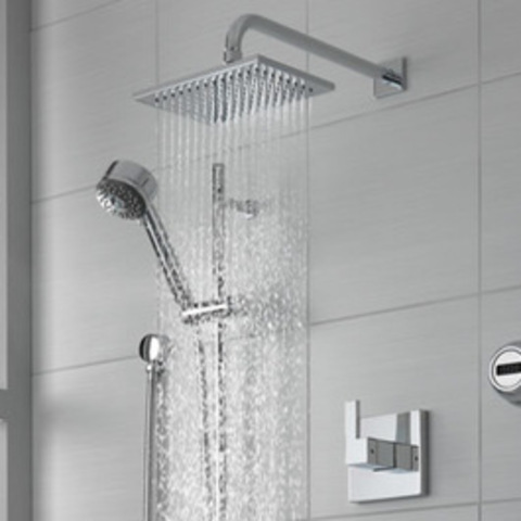 modern shower