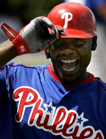 First hit aganst braves