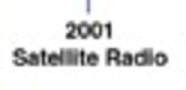 2001 Satellite Radio