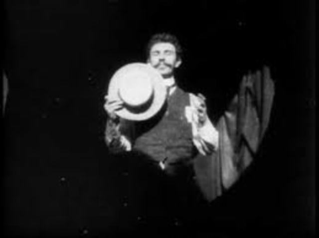 The first film shown to a American audience