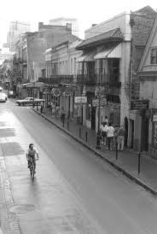 New Orleans is founded by the French.