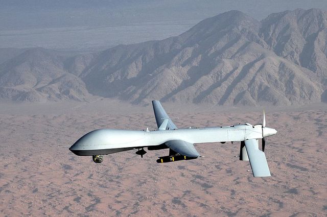 first used an unmanned Predator drone