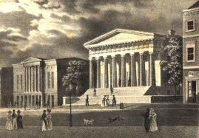 The Second Bank of the United States is created