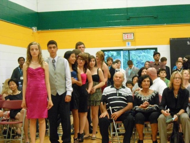 My grade 8 graduation