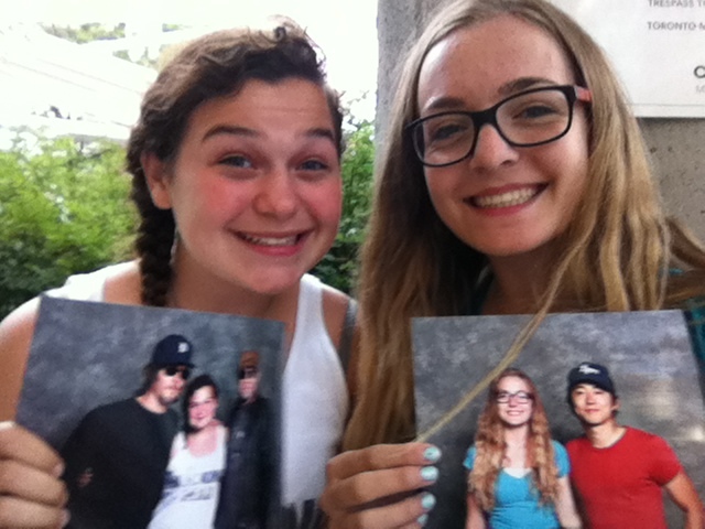 I met Norman Reedus, Steven Yeun, and Michael Rooker from the Walking Dead!