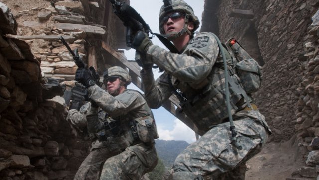 Ataque estadounidense a Afganistan.