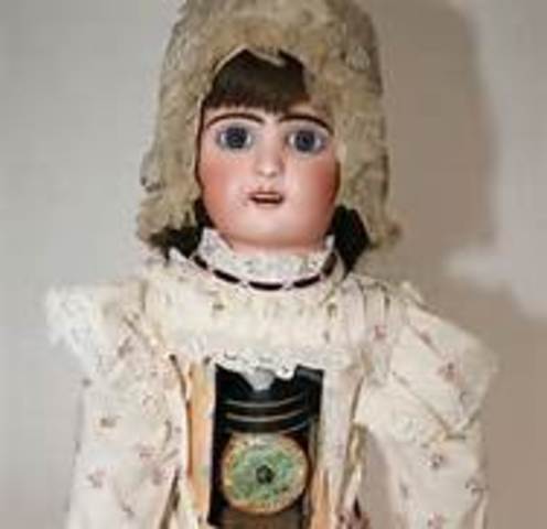 The first talking doll