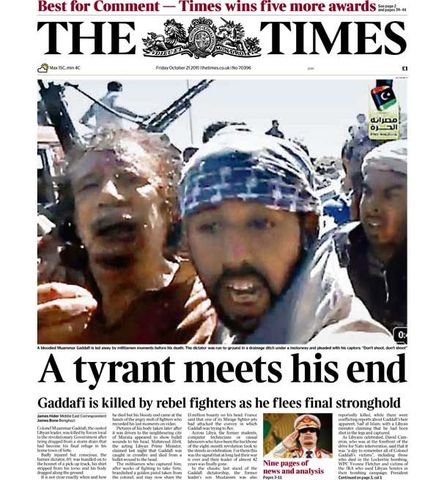 Muerte de Gadafi