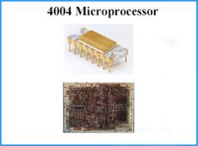 Intel 4004 Computer Microprocessor