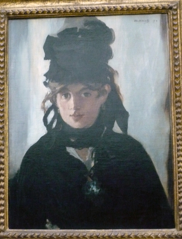 MANET, portrait de Berthe Morizot