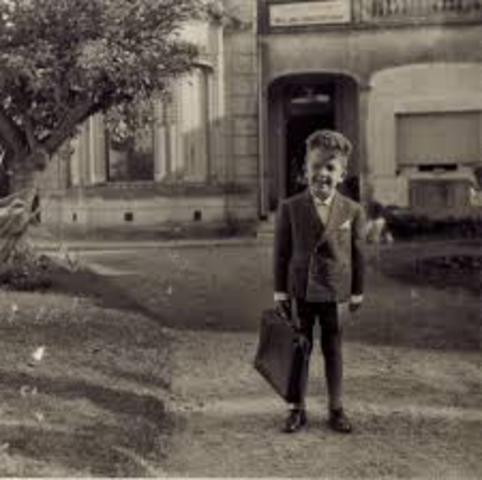 mi primer dia de claces