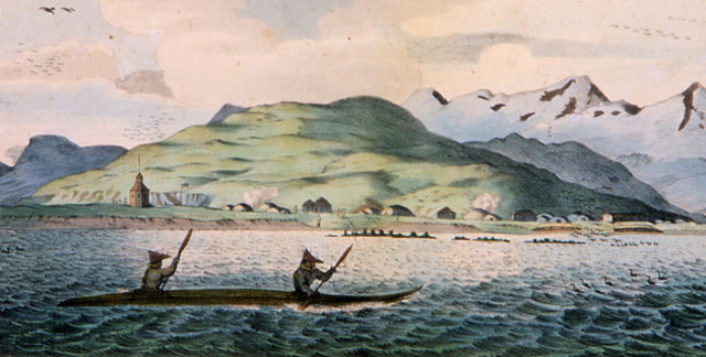 Russian settlement at Unalaska